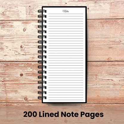 Artful Skinny Custom Notebooks – Choose Your Cover | 4.75" × 9.5"