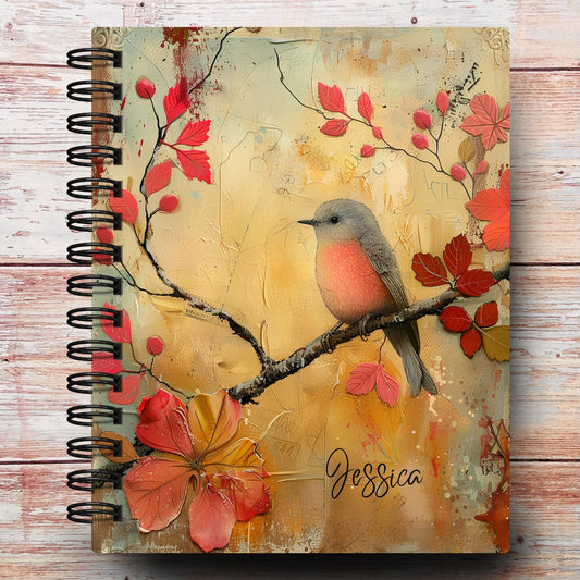 Autumn Song Bird Custom Planner