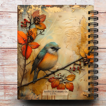 Autumn Song Bird Custom Planner