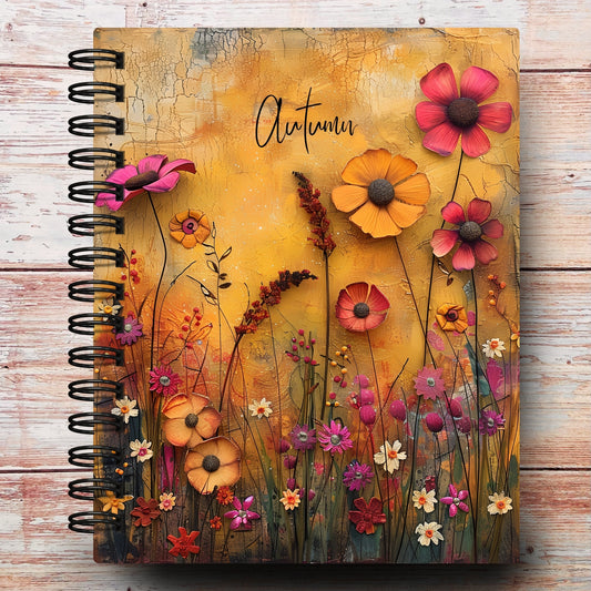 Autumn Wildflowers Custom Planner
