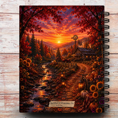 Limited-Edition | Autumn's River Glow Custom Planner