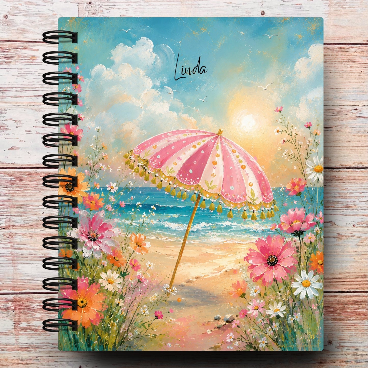 Beachy Cabana Custom Planner