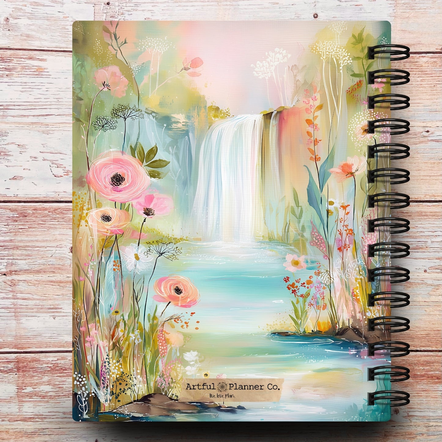 Blooming Waterfall Custom Planner