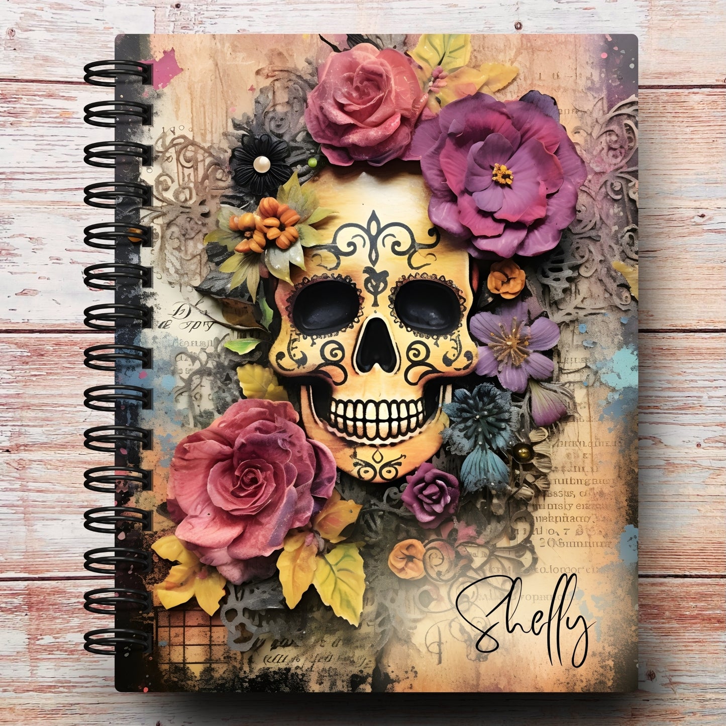 Skull Blossom Custom Planner