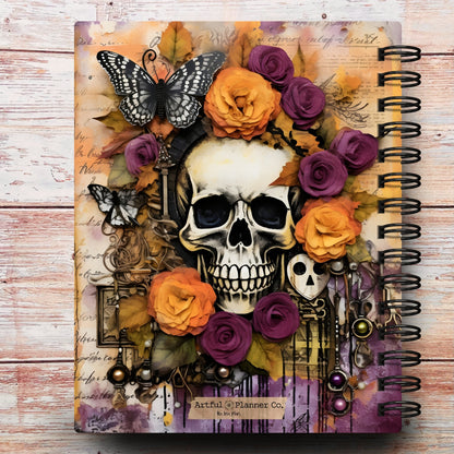 Skull Blossom Custom Planner