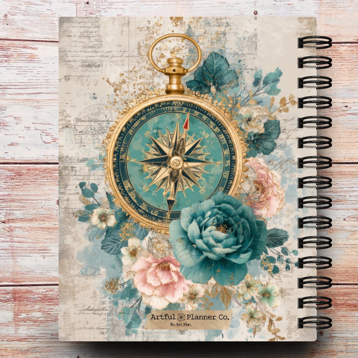 Boho Compass Custom Planner