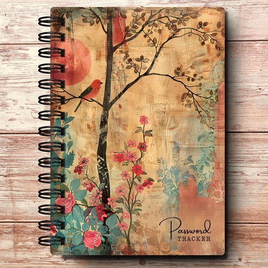 Personalized Password Log Book | Boho Garden