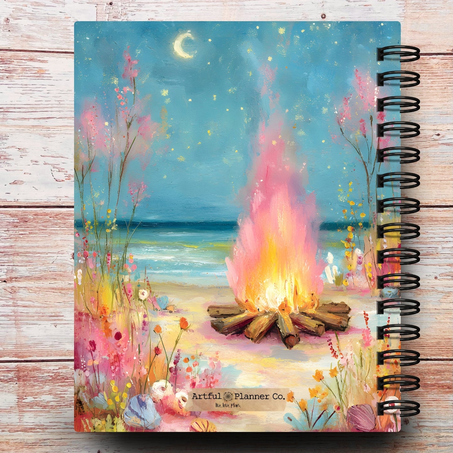 Bonfire Beach Custom Planner