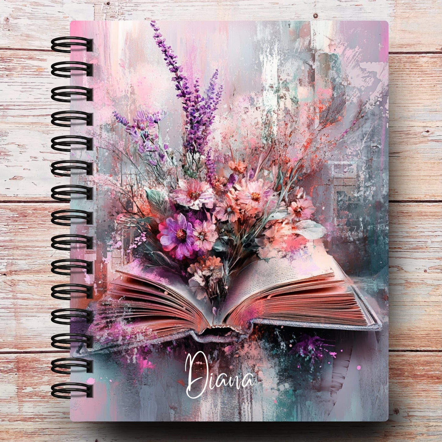 Books & Wildflowers | Reading Log | Custom Book Tracker