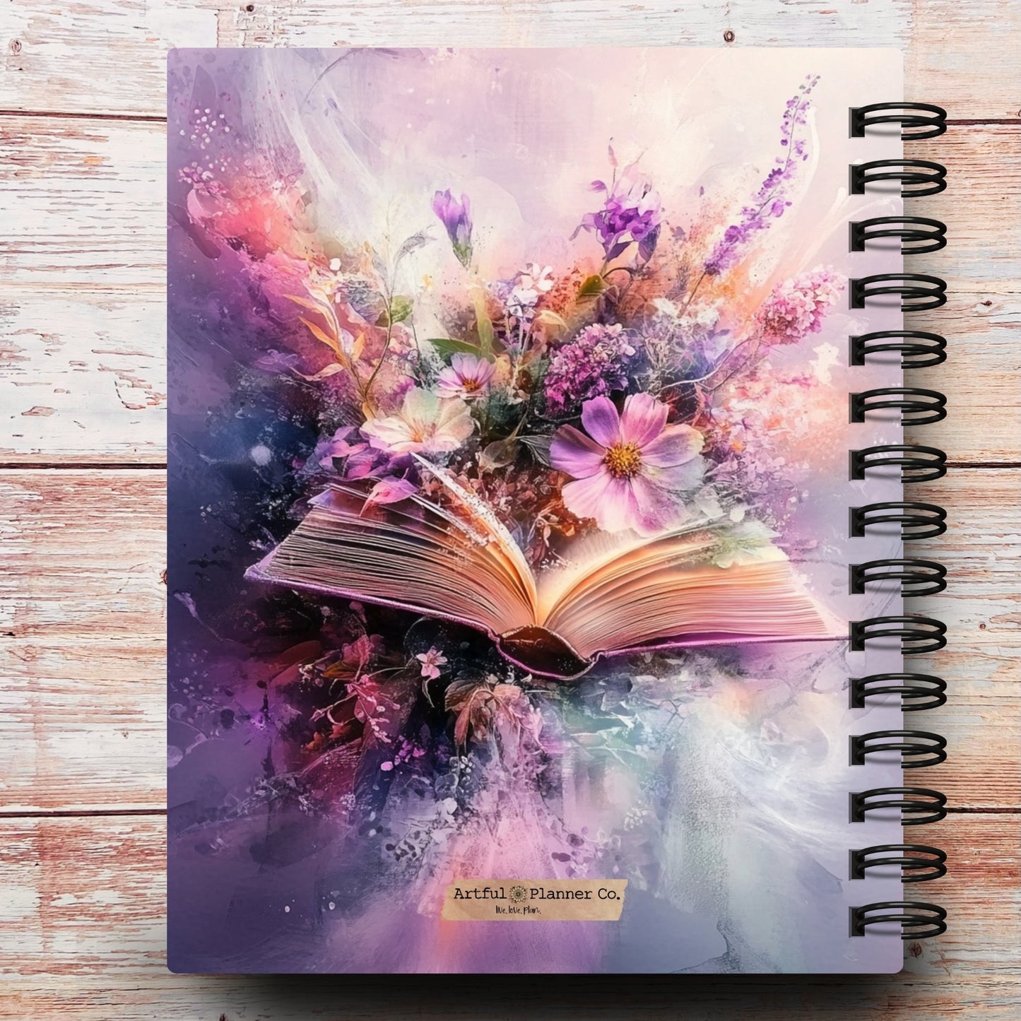 Books & Wildflowers | Reading Log | Custom Book Tracker