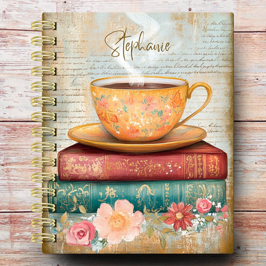 Books & Tea | Reading Log | Custom Book Tracker