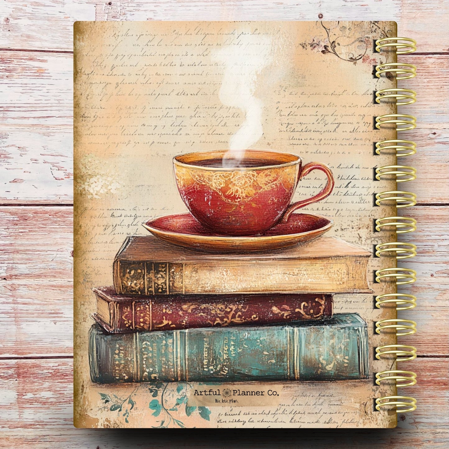 Books & Tea | Reading Log | Custom Book Tracker