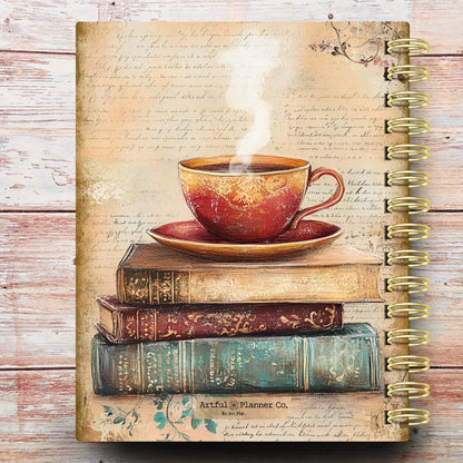 Books & Tea | Reading Log | Custom Book Tracker