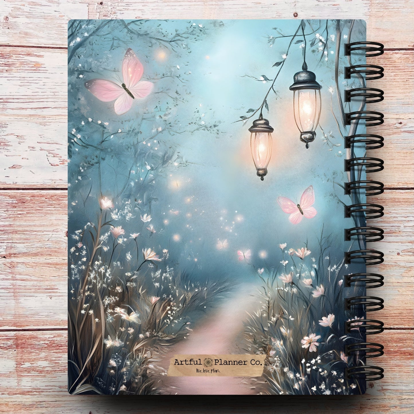 Butterfly Glow Custom Planner