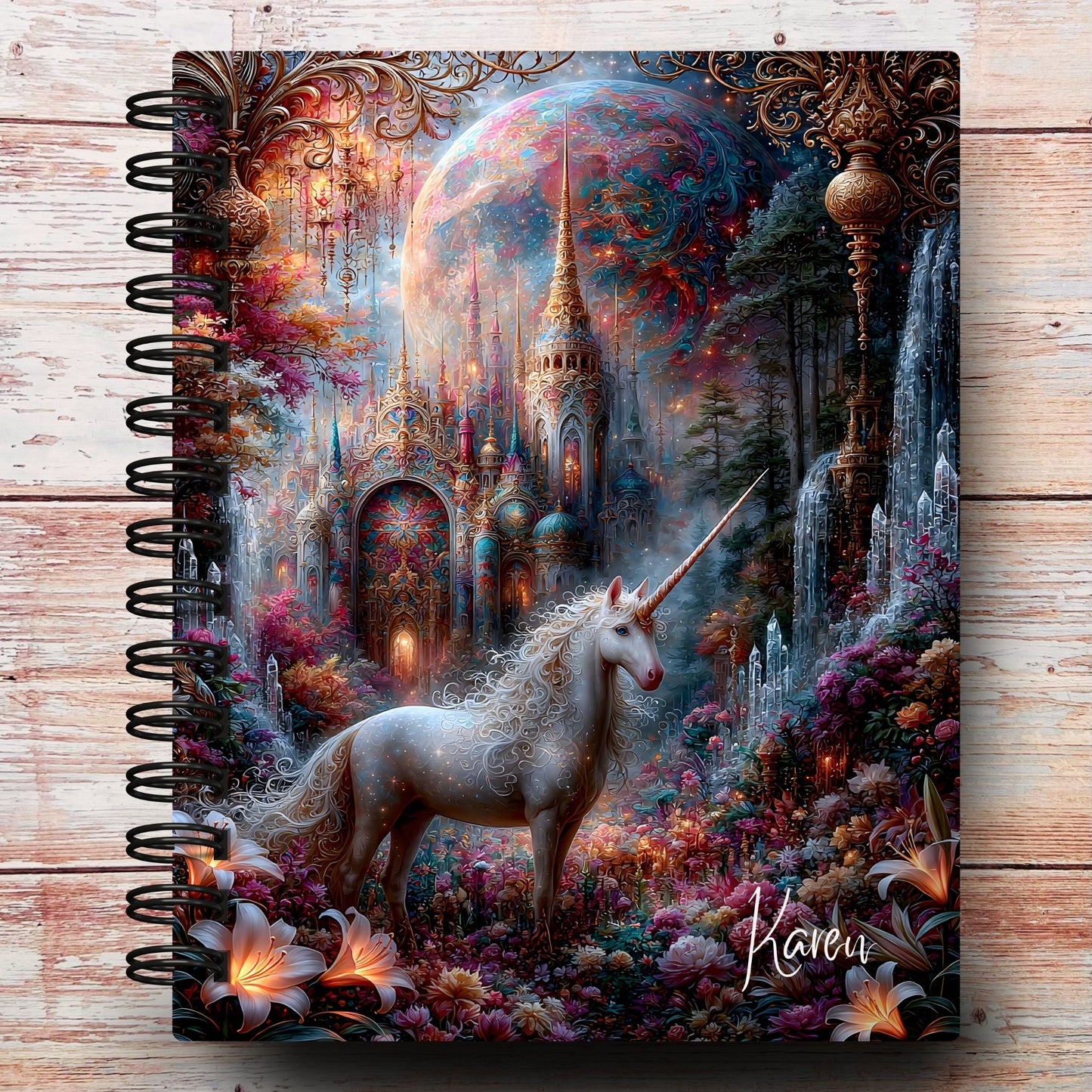 Celestial Unicorn Custom Planner