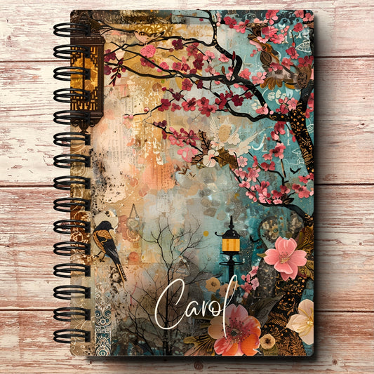 Cherry Blossom Garden A5 Custom Planner