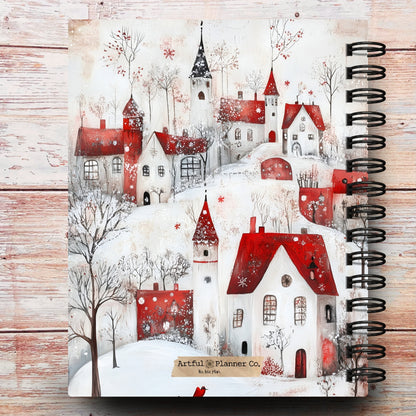 Personalized Journal Notebook | Christmas Town