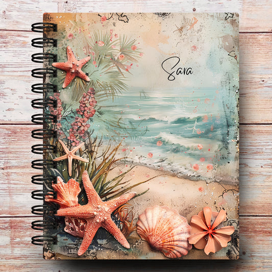 Coral Seaside Custom Planner