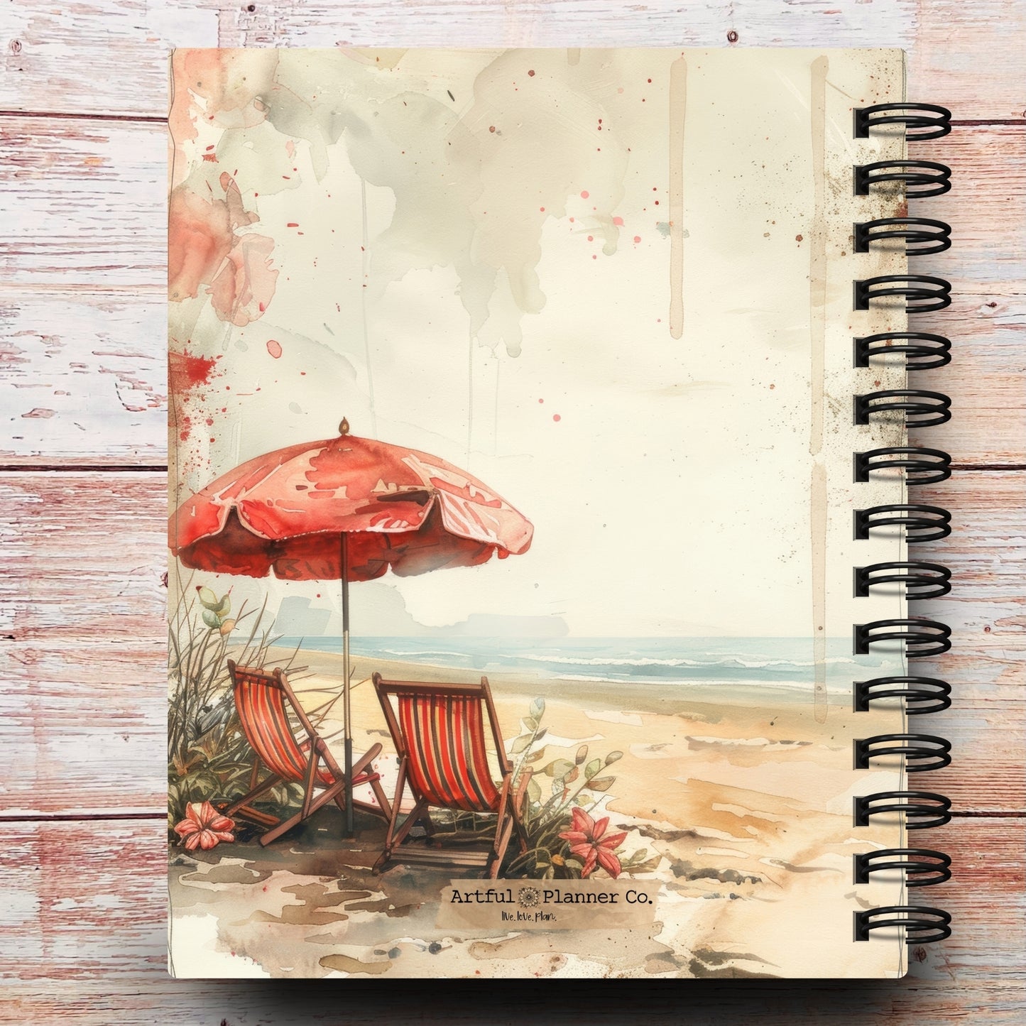Beachside Bliss Custom Planner