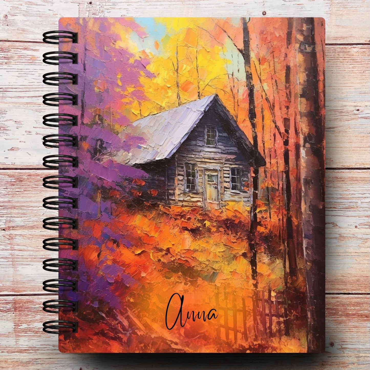 Cozy Fallscape Custom Planner