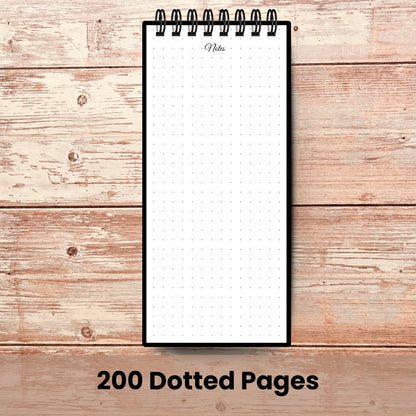 Artful Skinny Flip Pads – Choose Your Cover | Personalized 4.75 x 9.5 Notepads