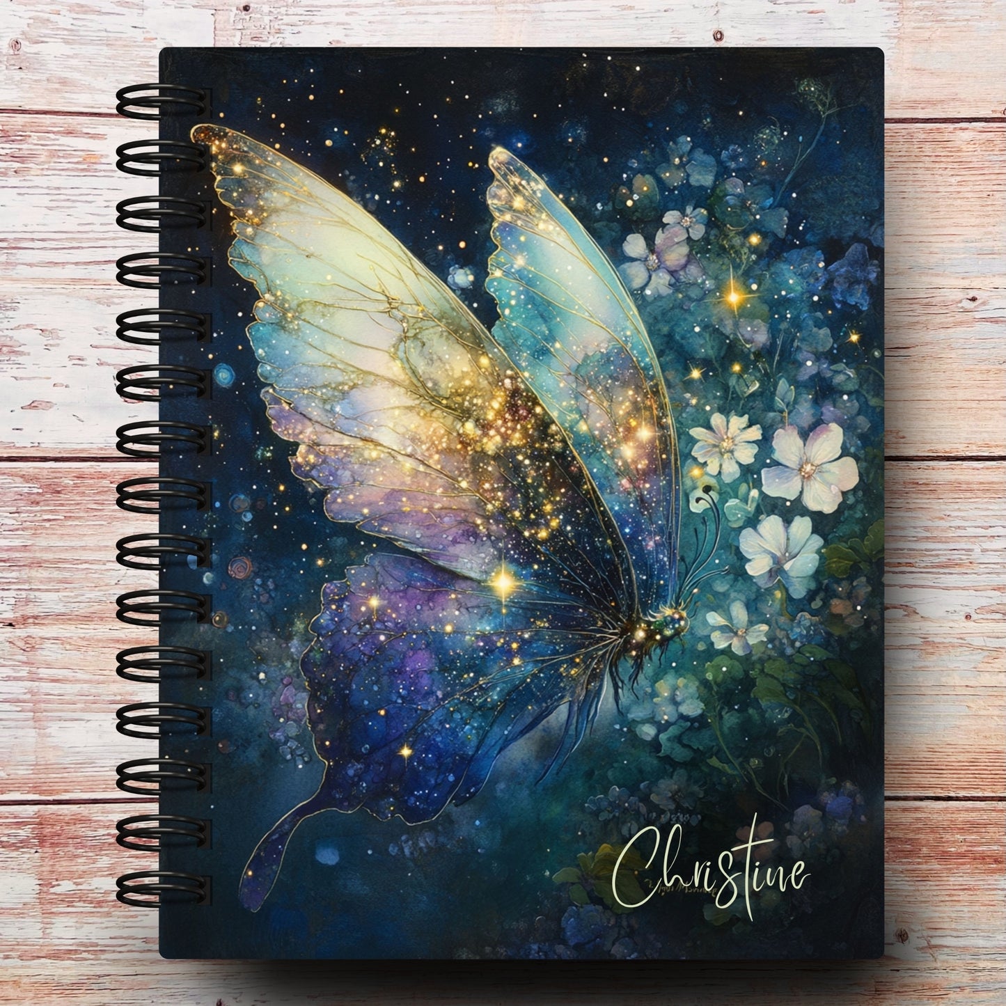 Dark Butterfly Wishes Custom Planner