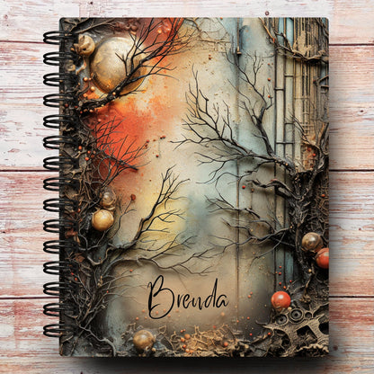 Dark Fall Moon Custom Planner