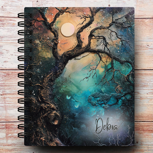 Dark Summer Moon Custom Notebook Journal