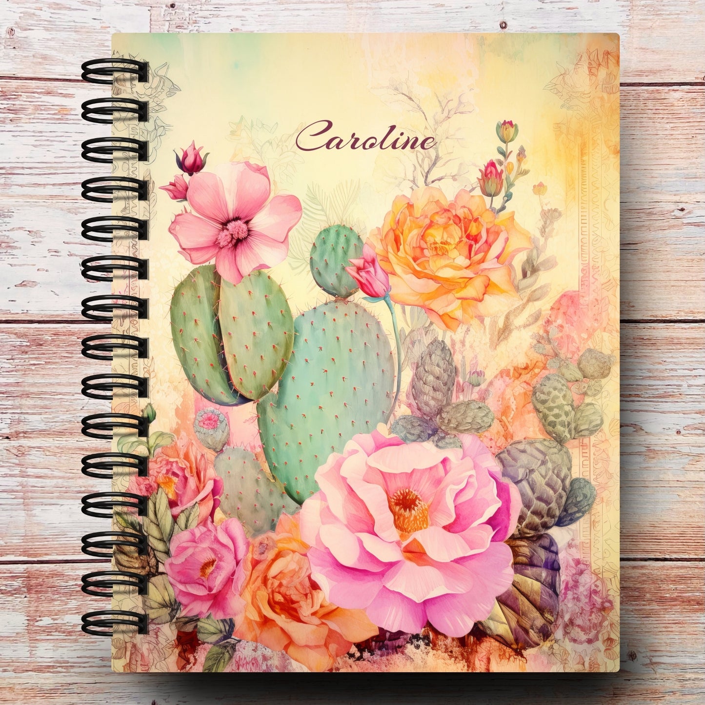 Desert Rose Custom Planner