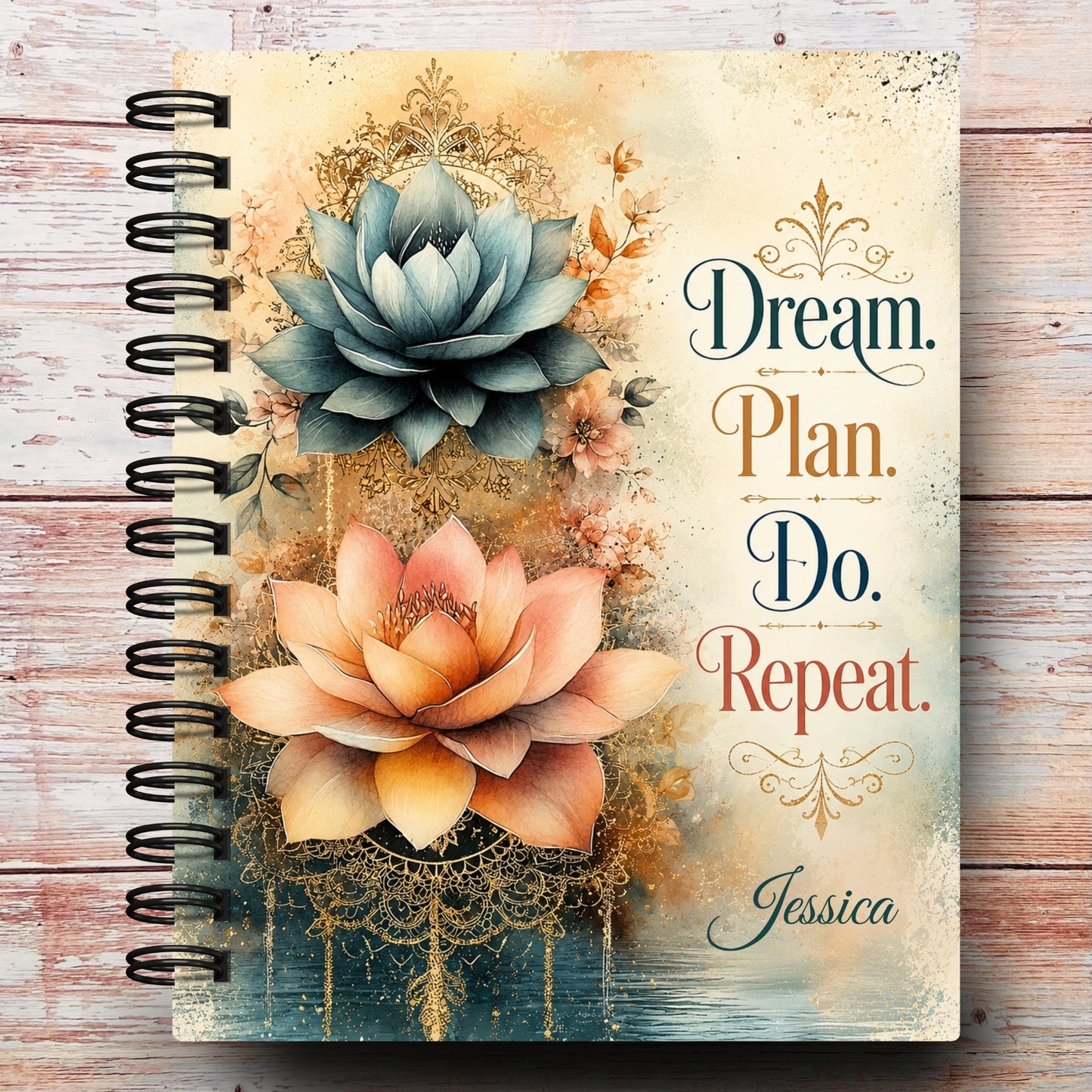 Dream. Plan. Do. Repeat Custom Planner (limited-edition)