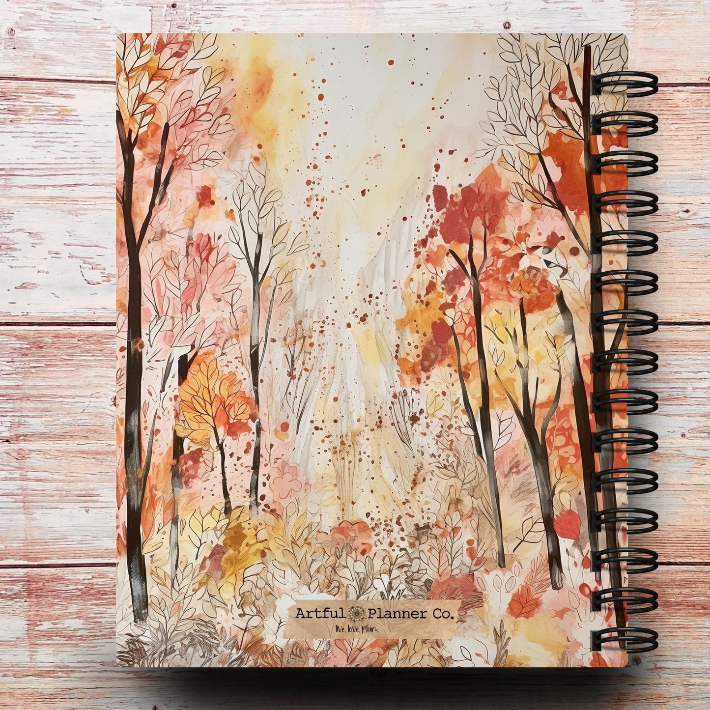 Fall Cafe Custom Planner