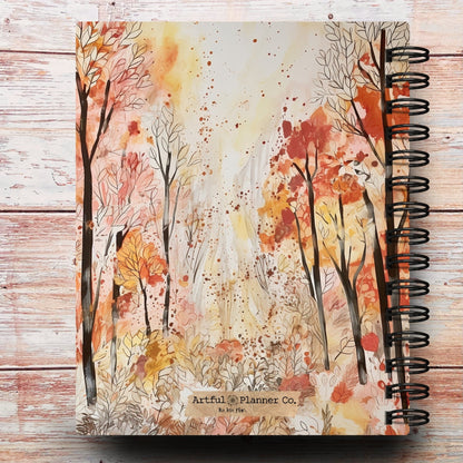 Fall Cafe Custom Planner