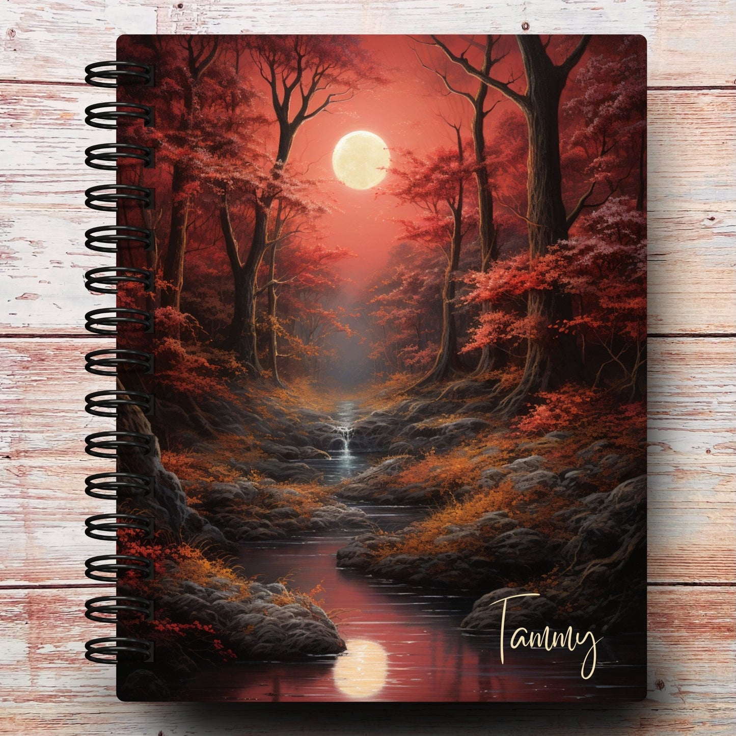 Fall Moon Custom Planner
