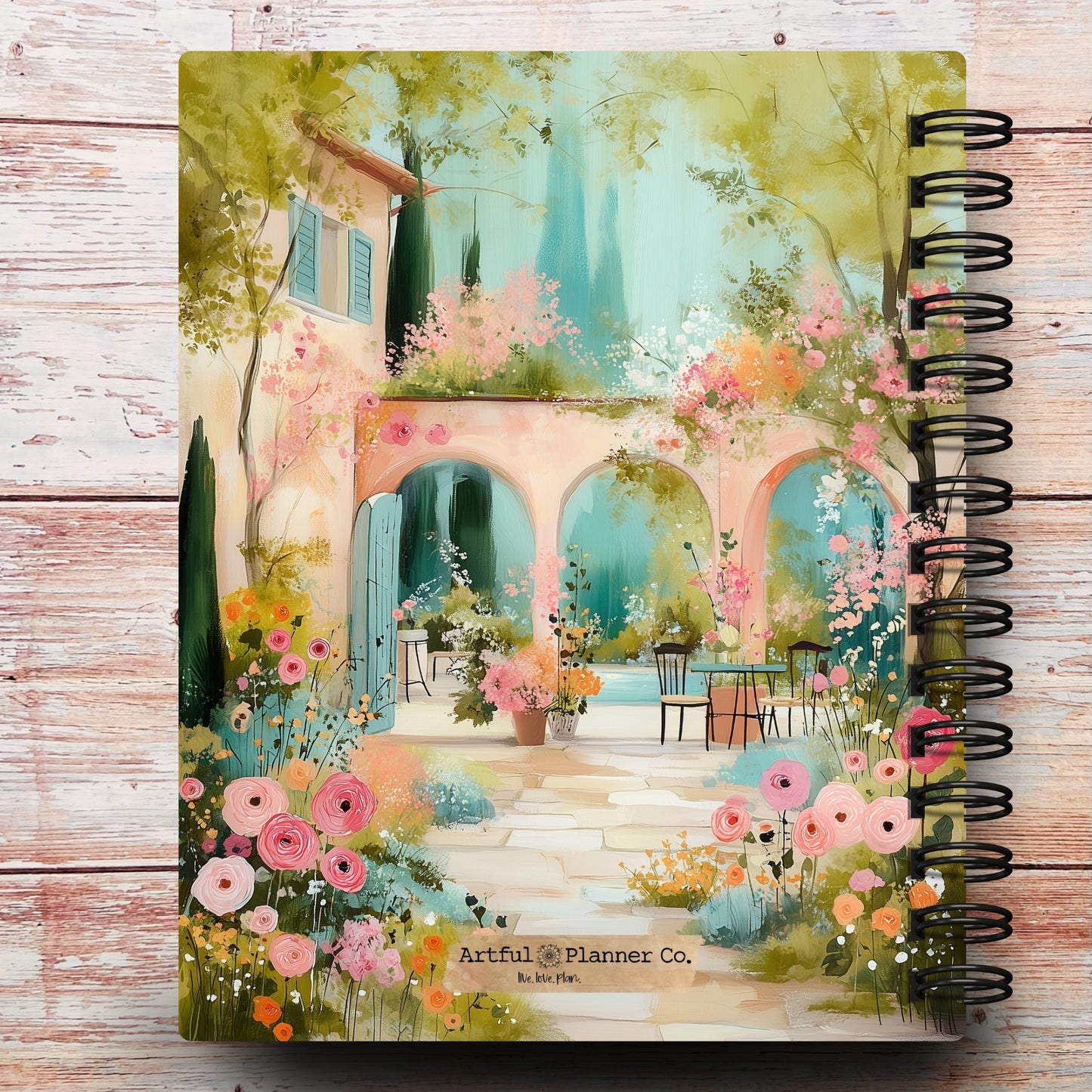 Floral Cafe Custom Planner