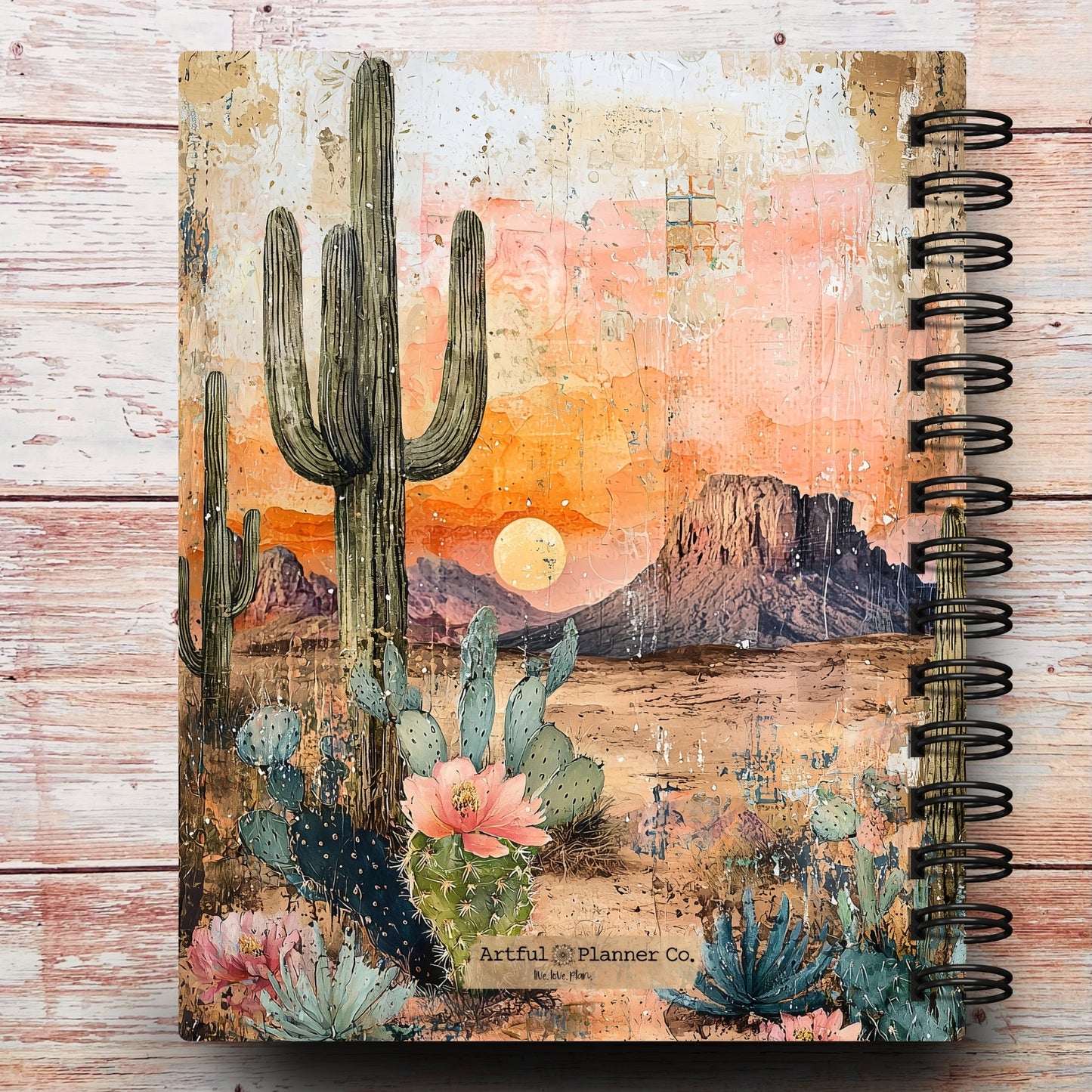 Floral Desert Custom Planner