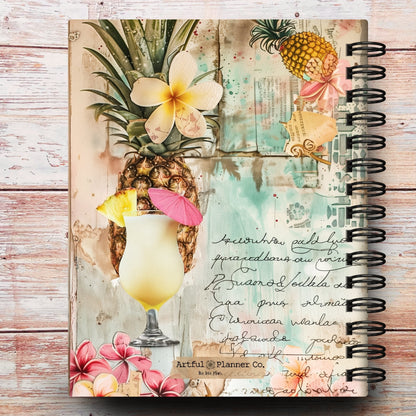 Floral Pineapple Custom Planner
