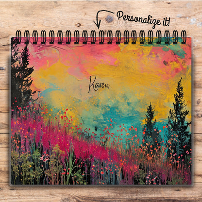 Custom Desktop Forest of Color Flip Pad