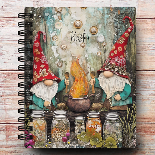 Garden Gnomes Custom Notebook Journal
