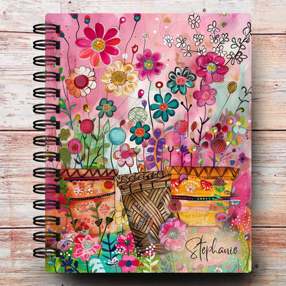 Groovy Plants Custom Notebook Journal