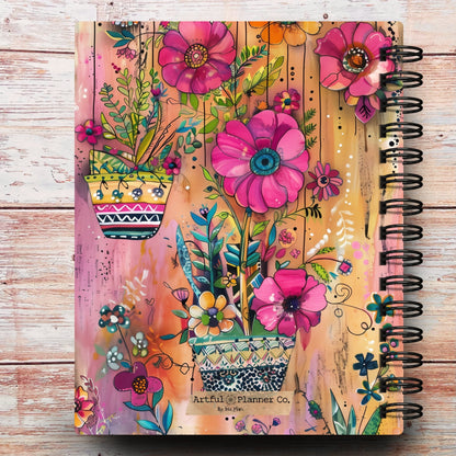 Groovy Plants Custom Notebook Journal