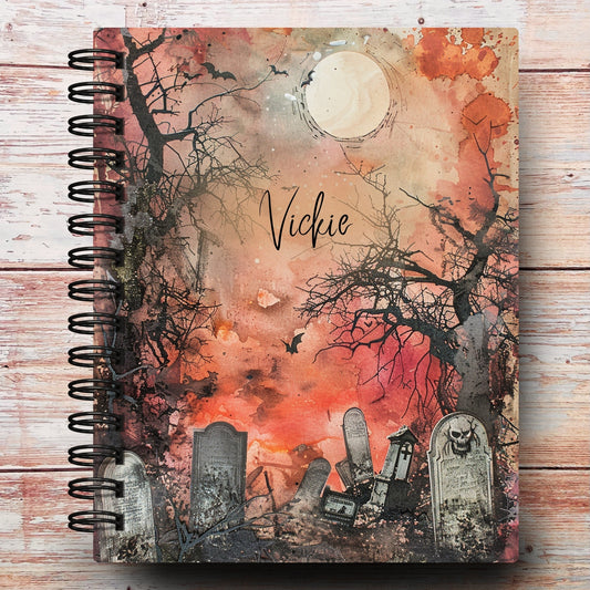 Haunted Cemetery Custom Planner