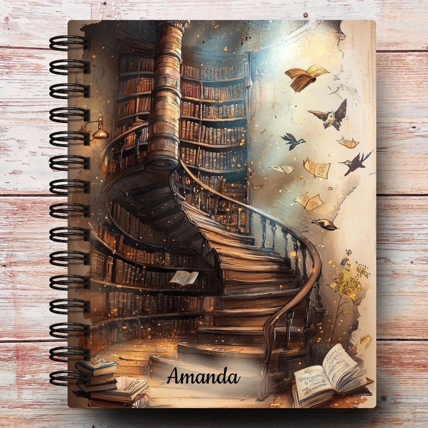Hidden Library | Reading Log | Custom Book Tracker