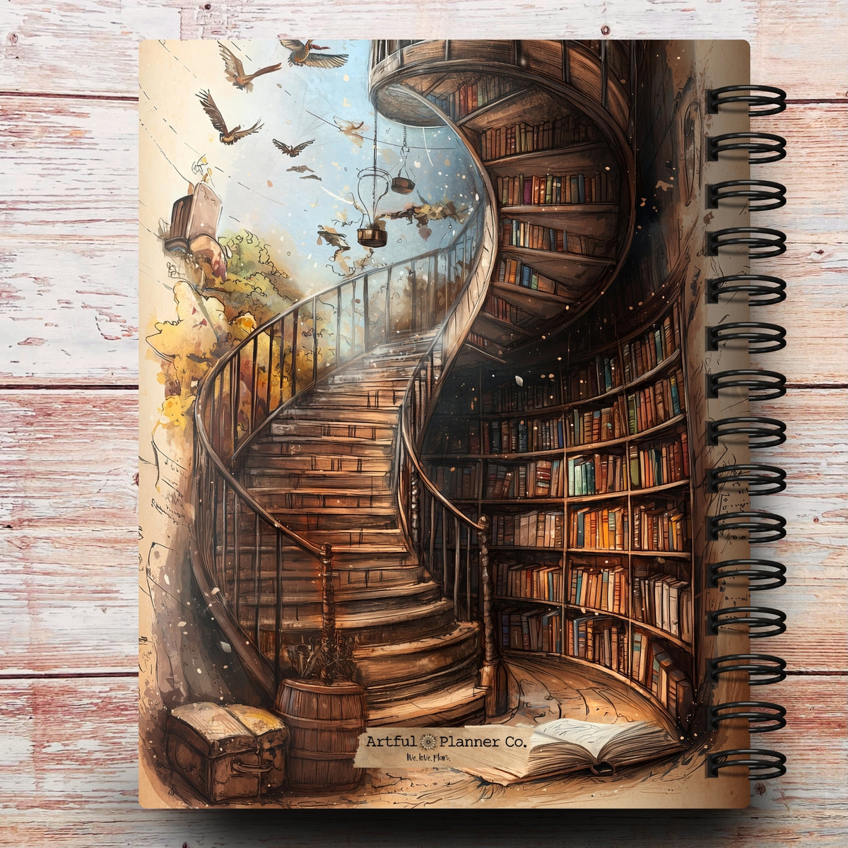Custom Reading Journal | Hidden Library | Personal Book Tracker ...
