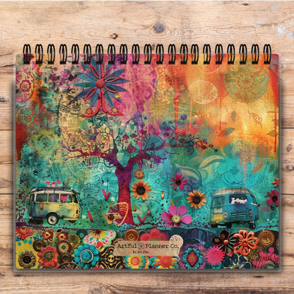 Custom Desktop Hippie Traveler Flip Pad