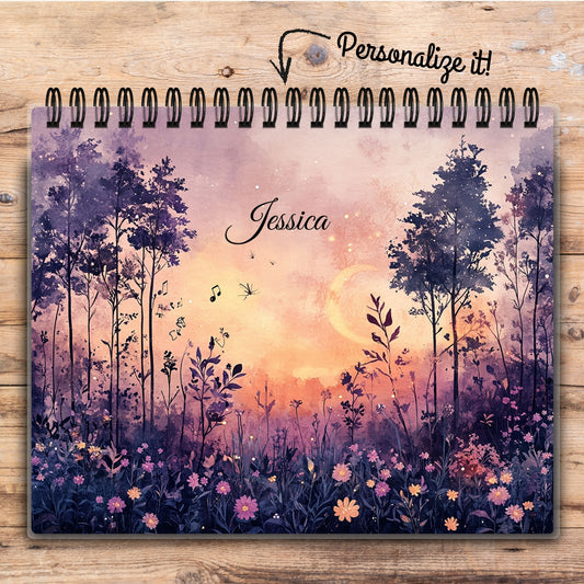 Custom Desktop Lavender Grove Flip Pad