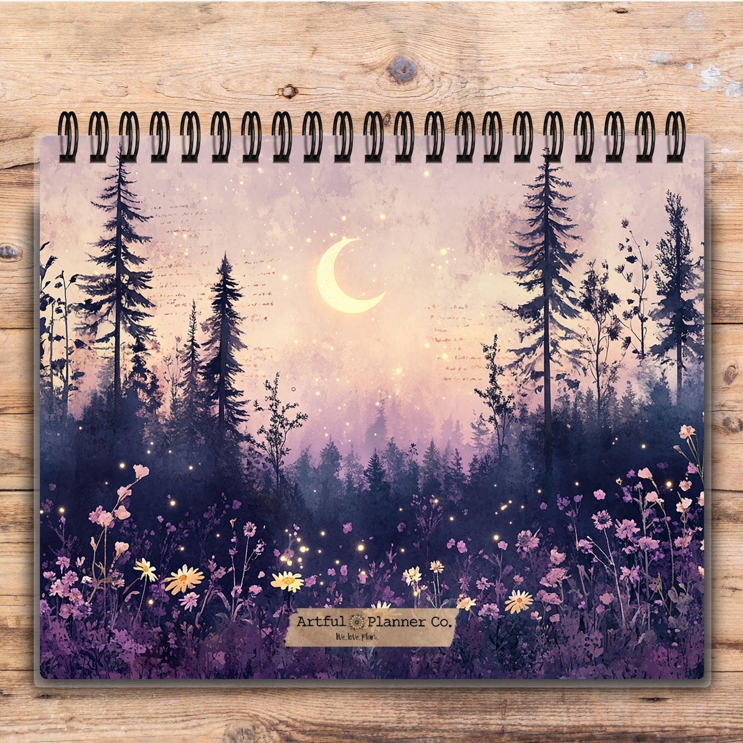 Custom Desktop Lavender Grove Flip Pad