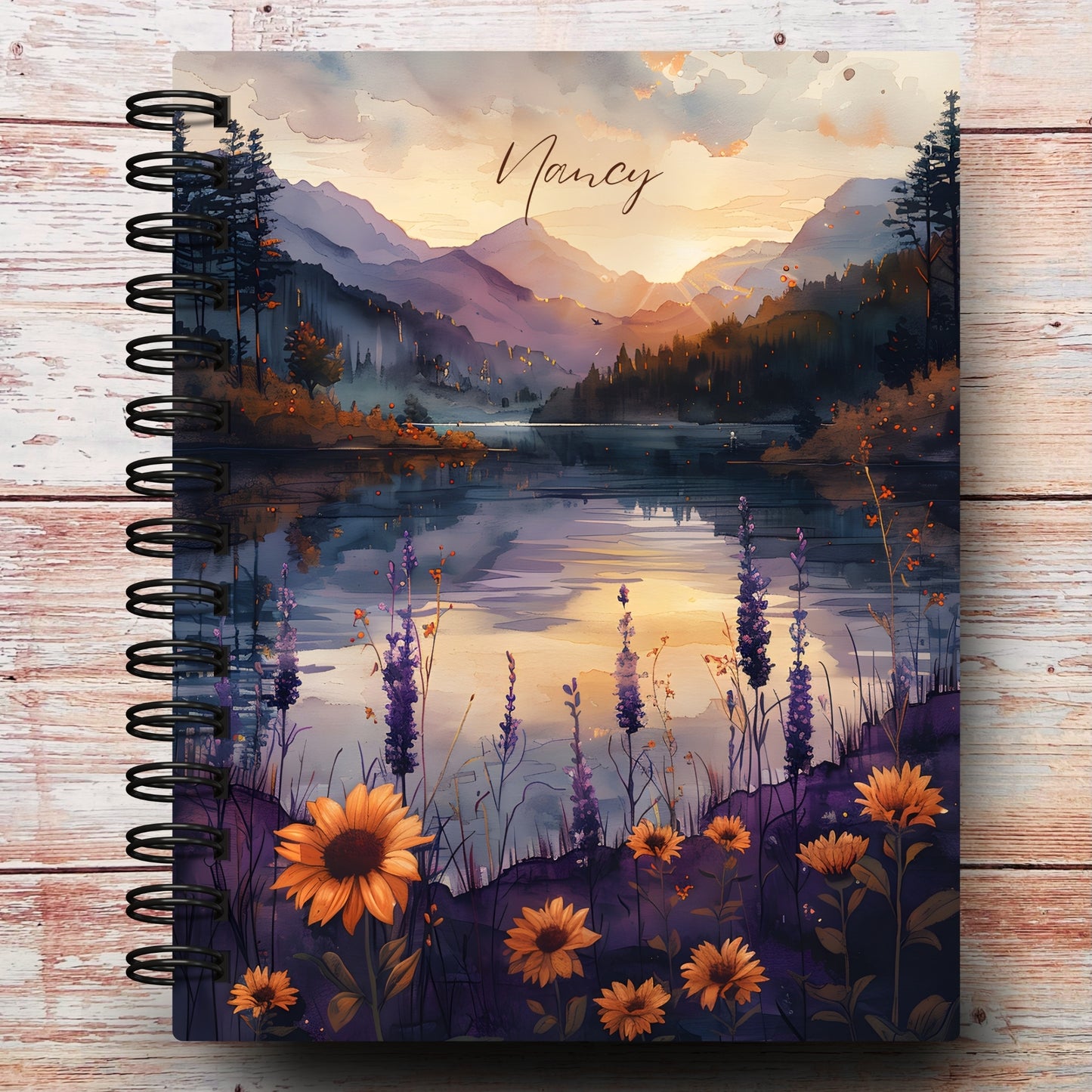 Lavender & Sunflowers Custom Planner