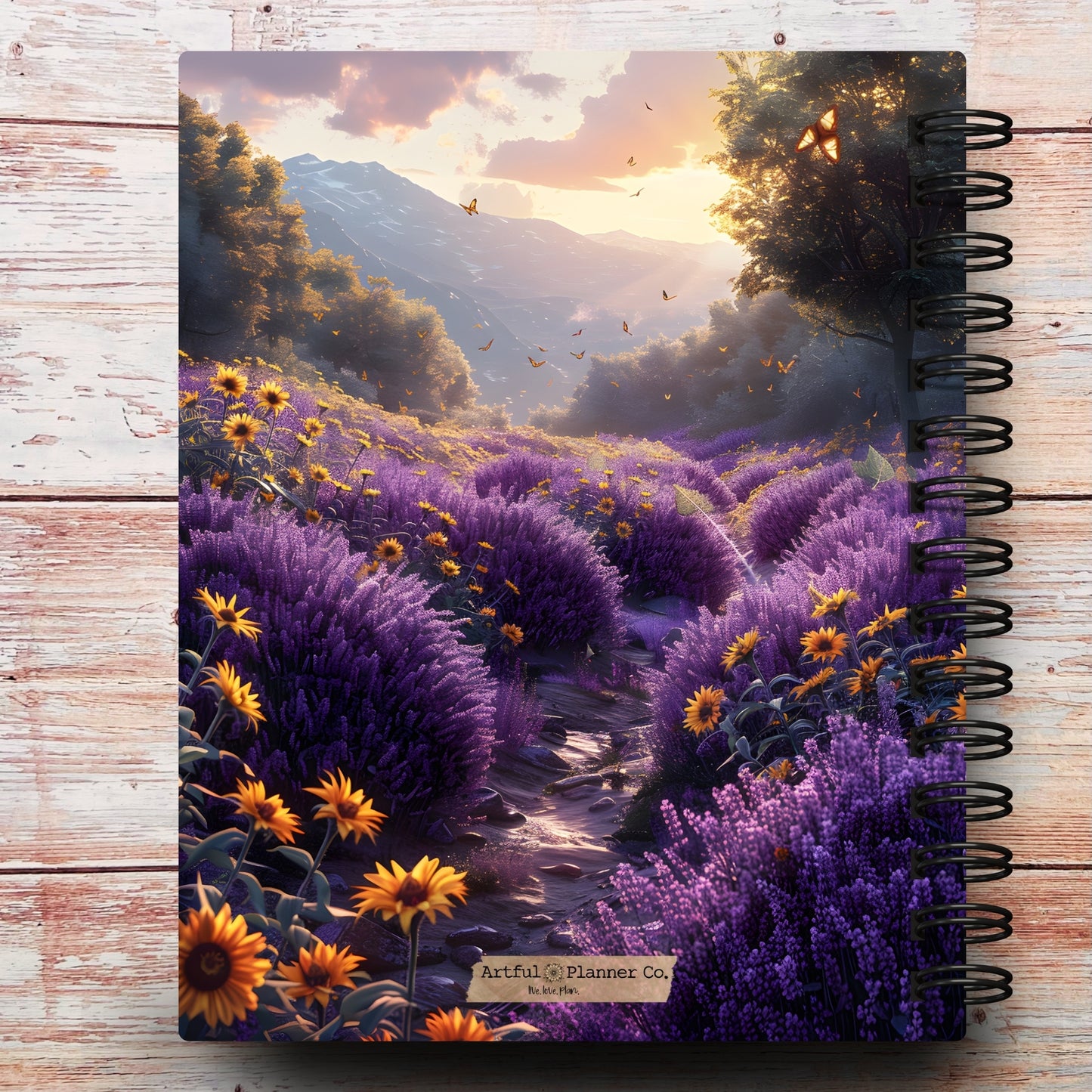 Lavender & Sunflowers Custom Planner