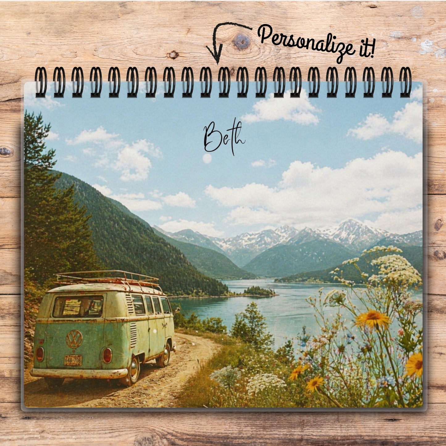 Custom Desktop Live Free, Travel Light Flip Pad