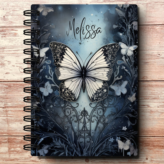 Midnight Butterfly A5 Custom Planner